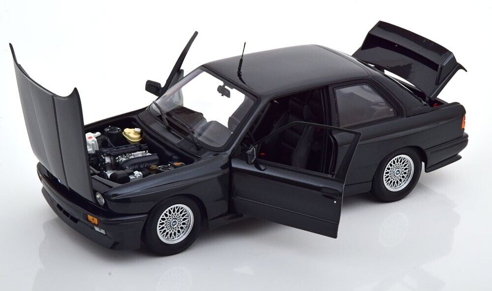 大人も着やすいシンプルファッション metallic black 1987 E30 M3 BMW Minichamps in New Scale 1/18 乗用車