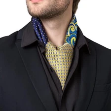 100% Silk Mens Scarf Fashionable Square Bandanas 34 Inch Wild Rag Multiple Co...