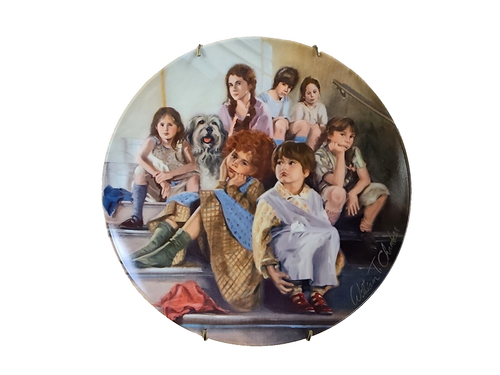 Set of 8 Annie Collector's Plates Bradford Exchange Knowles With Certificates - Picture 8 of 18