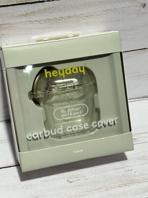 Heyday Clear Case for Apple AirPods 1st 2nd Gen Protective