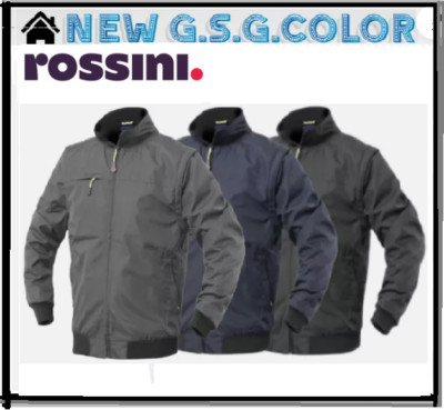 ROSSINI Herren Bomberjacke Seattle Softshell Mit Kapuze Taschen Zipper