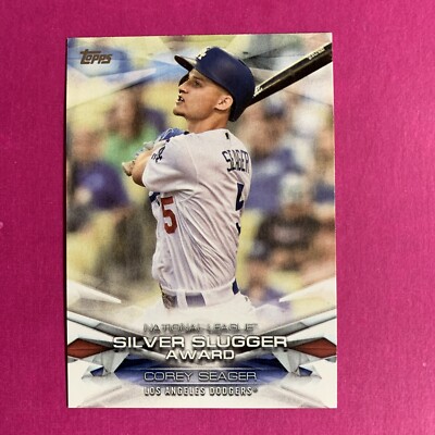   2018 Topps Silver Slugger Award Corey Seager #MLBA-38 Los Angeles Dodgers