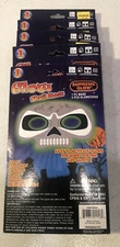Set of 5-GLOW IN THE DARK MASK Skull, Ghost, Pumpkin or Bat Halloween Accessory