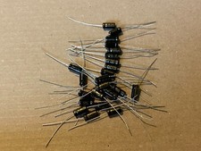 25pc Electrolytic Capacitor Axial 2000hr +105℃ RoHS 47uF 50V φ6x13mm Supertech