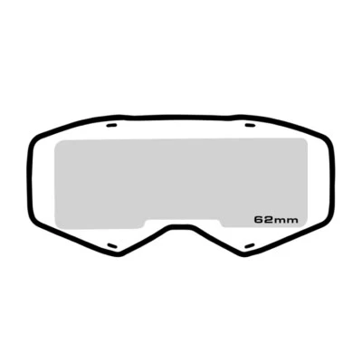 ARMOUR ARMOR VISION 62mm SMART FILM STRIPS MX/ENDURO/MTB GOGGLES LENS PROTECTOR PK OF 3
