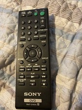 Sony RMT-D187A DVD CD Remote DVPSR101P DVPSR200P DVPSR401HP