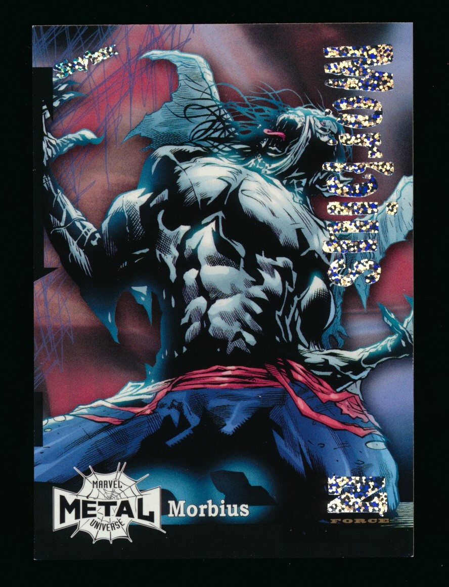 2021 Marvel Metal Universe Spider-Man Z-Force Rave Z-23 Morbius 052/100