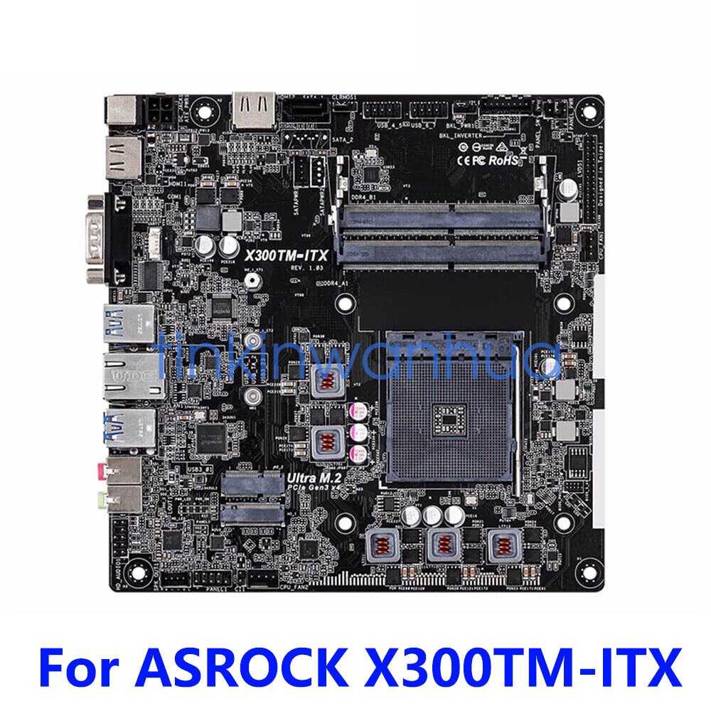 For ASROCK X300TM-ITX Desktop Motherboard 2345 Mini AMD AM4 DDR4