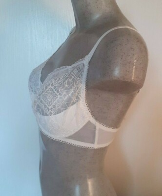 Soutien-Gorge Triangle Avec Armatures MAISON LEJABY 'Whisper' - Blanc - Bonnet D - Taille FR90/EU85/UK34 - Neuf Avec Étiquettes