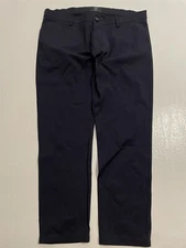 Theory 38 x 30 Navy Tech Raffi Neoteric Slim Fit 5 Pocket Performance Pants