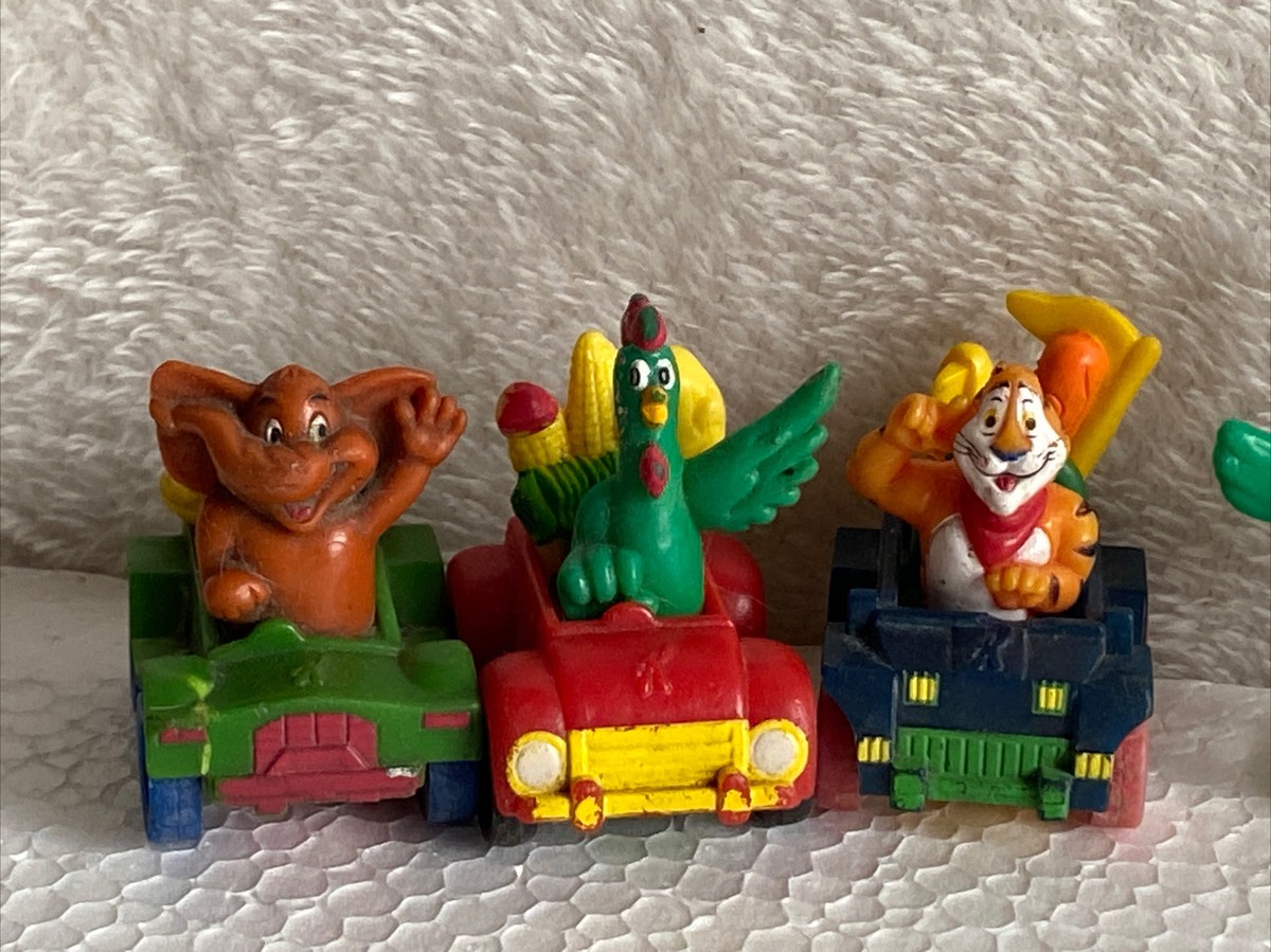 Lot Of 8 Vintage Mexican Cereal Mascot Figures Kellogs