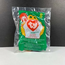 1998 TY Beanie Babies McDonald's Happy Meal Toy  8 Scoop Pelican Plush NIP