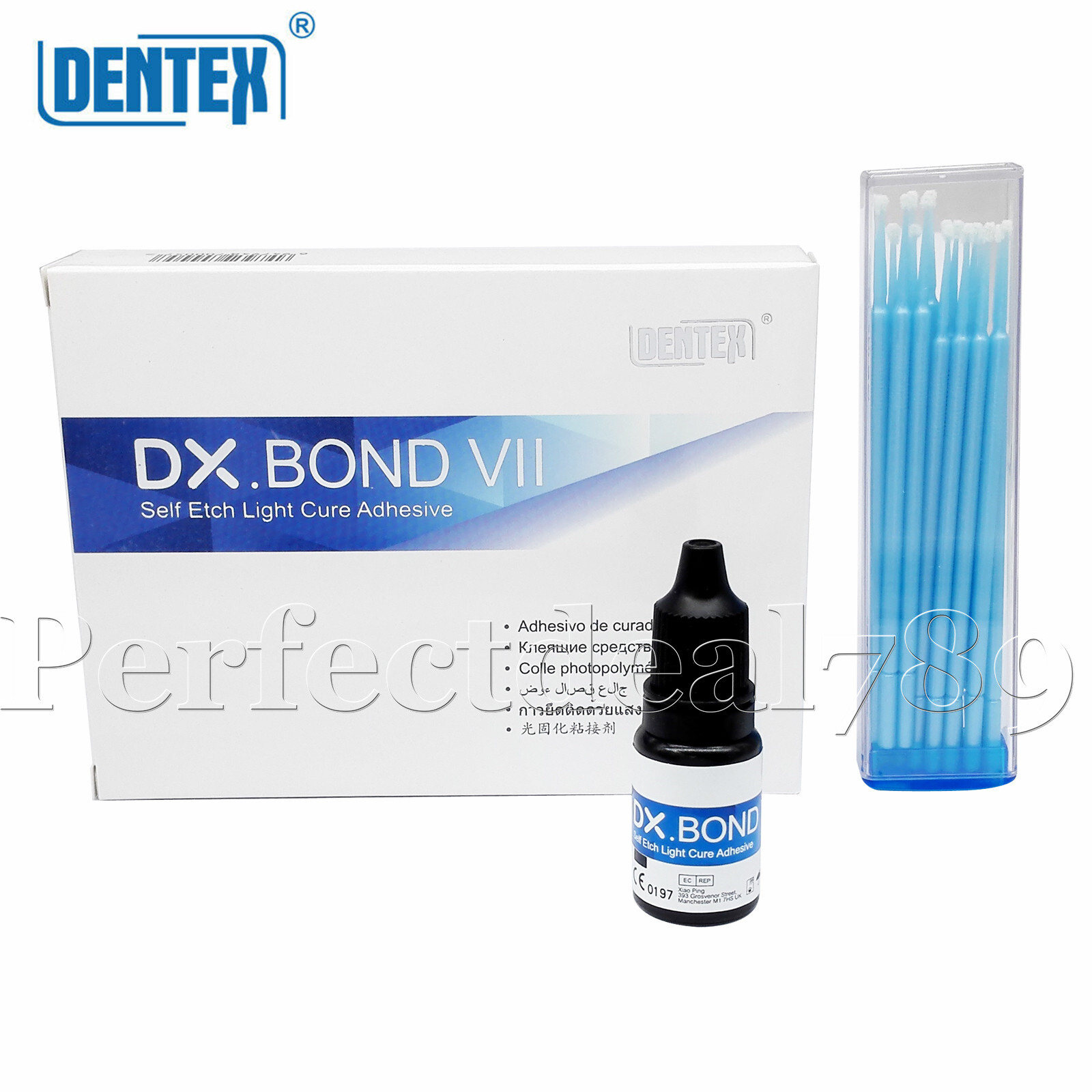 DX Dental Cure Light Composite Universal/Etching Gel/Bonding Adhesive