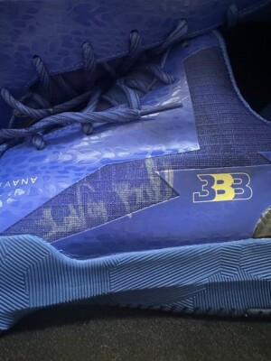 Big Baller Brand BBB Z02 Blue 10.5 Autographed by LaVar Ball