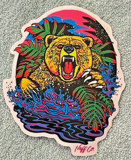 Neff Skateboard Sticker Bear Attack Neff Co. Large Window Sticker