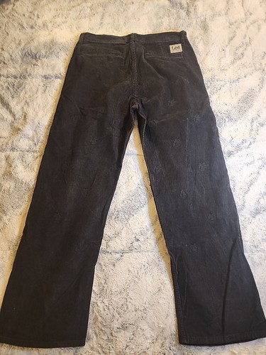 LEE X THE HUNDREDS TWELVE A CLOCK CORDUROY BLACK PANTS SIZE 30X32 - Picture 9 of 16