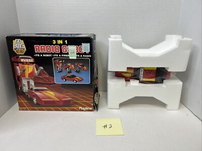 Vintage Playtime Go Bots 3 In 1 Radio Gobot BRAND NEW OPEN BOX NO Manual #2 Z5
