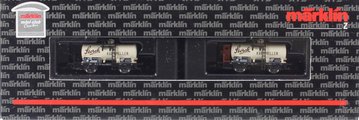Märklin #98023 Z Gauge DR Storck Karamellen Tank Car Set, N/BX