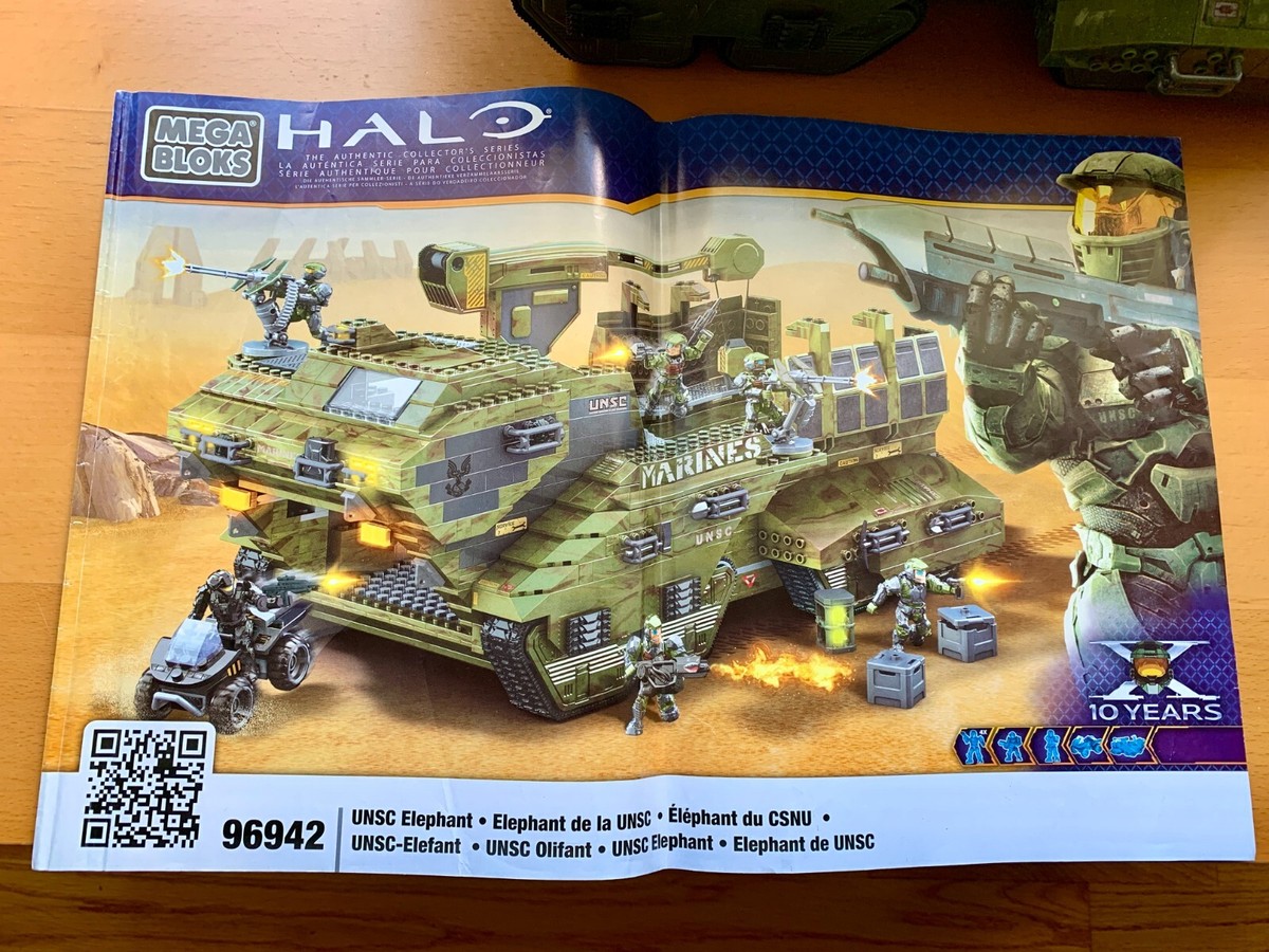 MEGA BLOKS HALO UNSC Elephant #96942 Mega Construx EUR 69,02 - FR