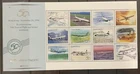 HONG KONG  FDC/SHEETLET 24th Sept 1996 Cathay Pacific 50 Yrs. Cinderella Sheet.