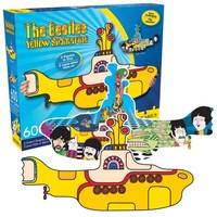 Beatles Yellow Sub 600 Pc 2 Sided Shaped Puzzle Beatles Yellow Sub 600 Pc 2 Sided Shaped Puzzle