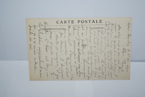 CPA VIVANTE MAROEUI GUERRE EUROPEENNE MAISON APRES BOMBARDEMENT 1924 - Imagen 2 de 2