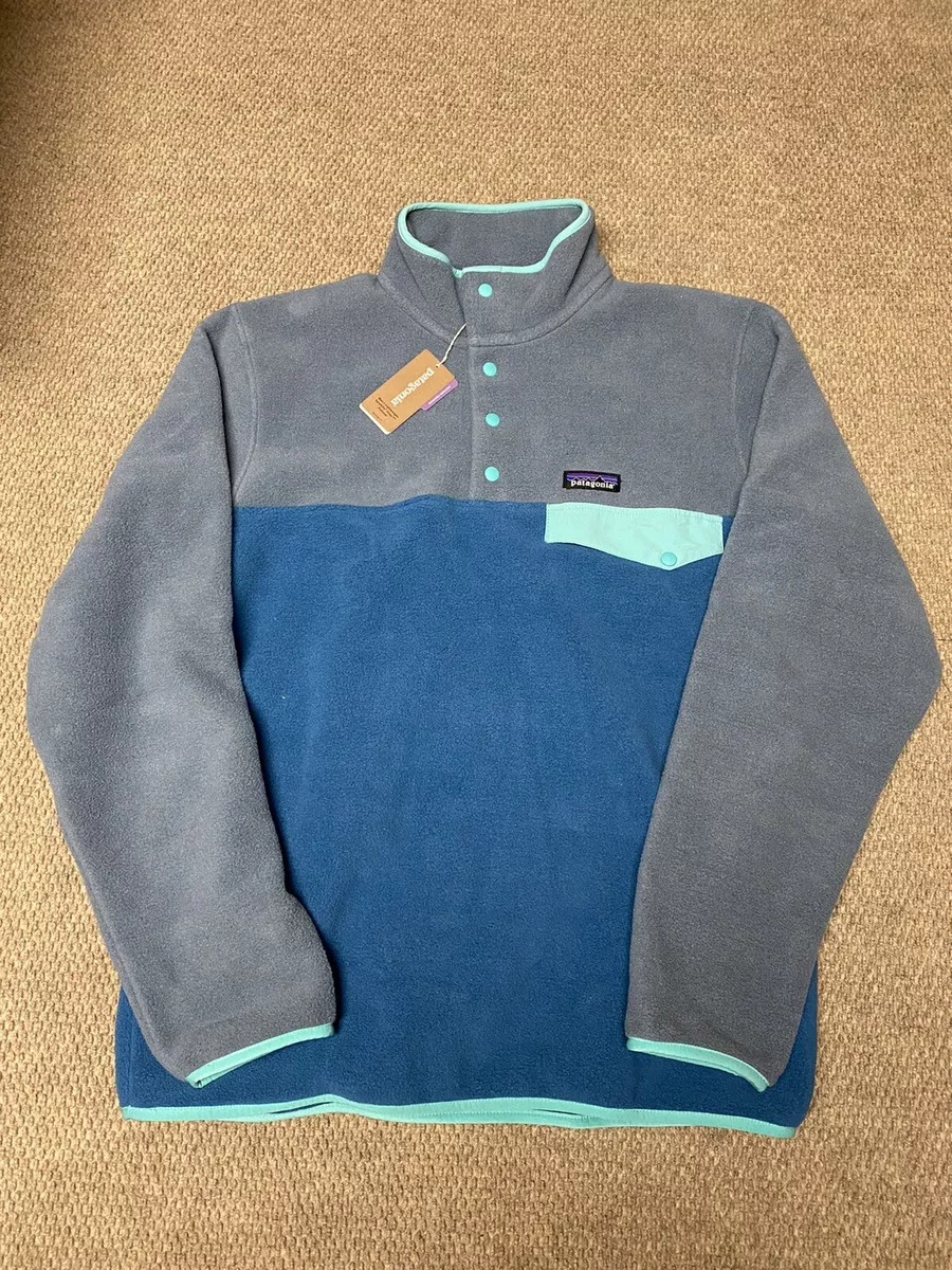 🔥Patagonia Lightweight Synchilla Snap-T Fleece Pullover Men's Size XL Wavy  Blue