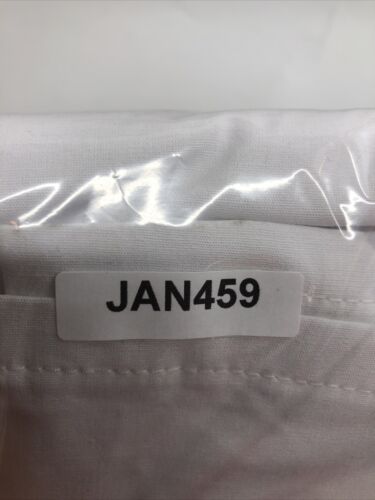 Red Kap Short Sleeve Speedsuit Size Small CP40WH White Elastic Waist with Pocket - Picture 4 of 5