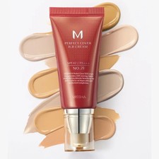 MISSHA M Perfect Cover BB Cream No.21 SPF42 PA+++ 50ml | Light Beige *UK SELLER*