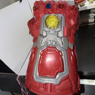 Marvel Studios Avengers Endgame Red Infinity Gauntlet Electronic Fist Roleplay 