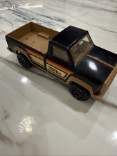 Tonka Black Tan Pressed Steel Truck - Made in USA