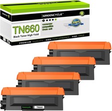 1-4 PK TN660 Toner Cartridge for Brother MFC-L2700DW HL-L2300D DCP-L2540DW TN630