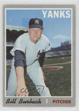 1970 Topps Bill Burbach #167 0z0n