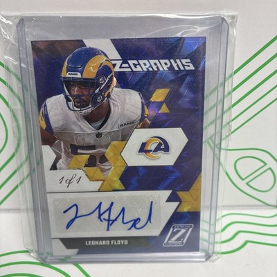 2021 Panini - Zenith Football- Leonard Floyd #ZG-LG - Z Graphs Auto 1 of 1 
