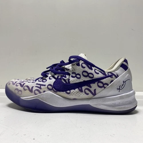 Nike Men's Purple Mesh Basketball Athletic Shoes Size 9.5