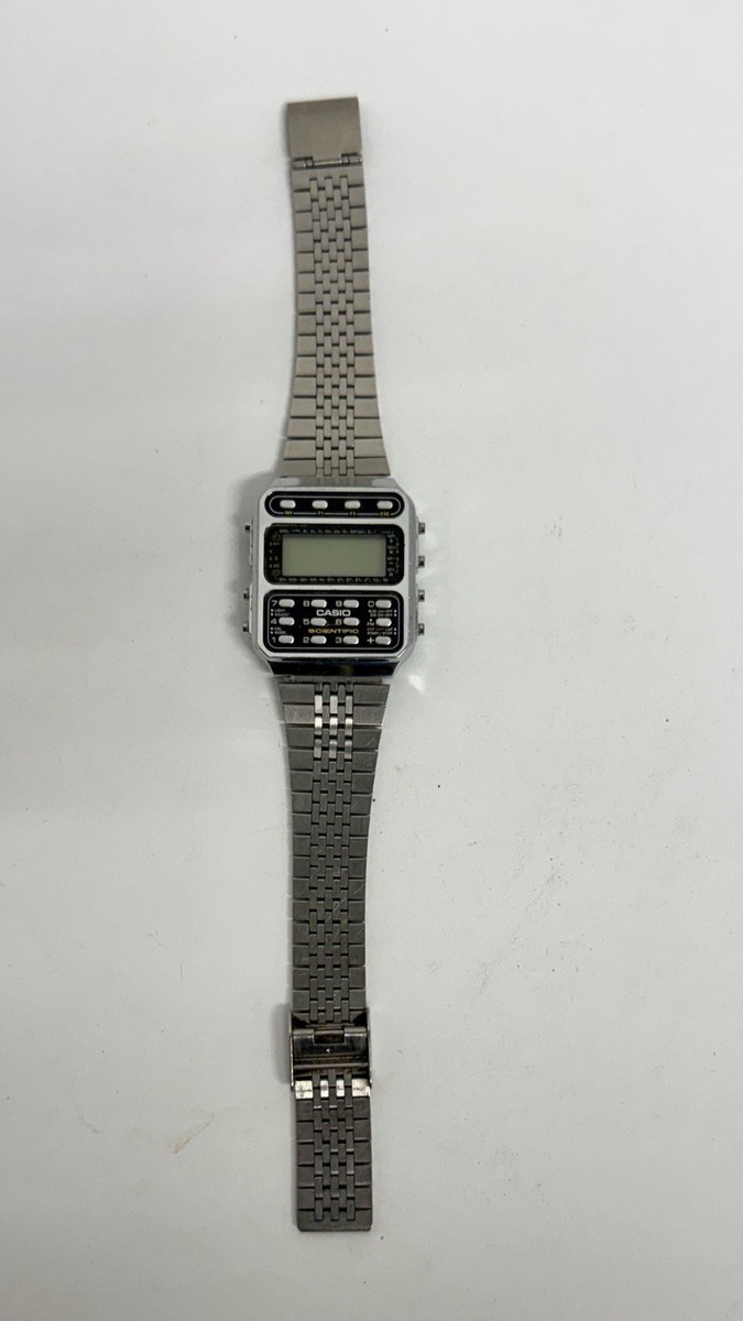 Casio CFX-200 Scientific Calculator Watch Vintage 197 Model, Made in Japan 1983 View 4
