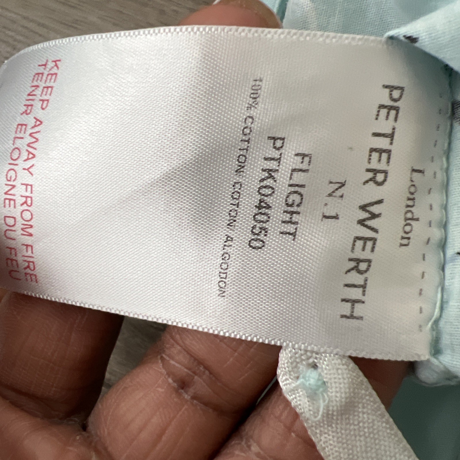 Peter Werth Bird Pattern Flight Button Up Shirt M… - image 8