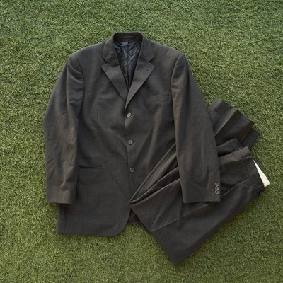 VINTAGE BALMAIN PARIS MEN'S WOOL BLEND SUIT BLAZER JACKET PANTS SZ UK 42 / EU 52 - Image 1 of 4