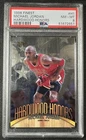 MICHAEL JORDAN PSA 8 1998-99 TOPPS FINEST #H1 HARDWOOD HONORS BULLS 2651