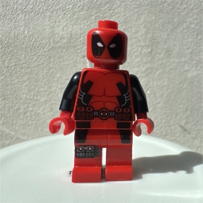 LEGO Deadpool Minifigure Marvel Super Heroes Red Black 