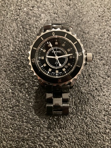 Chanel J12 Watch H1625 Black Ceramic Works Perfectly