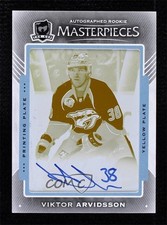 2015-16 Upper Deck Contours 1/1 Viktor Arvidsson #CONT-129 Auto 5i8