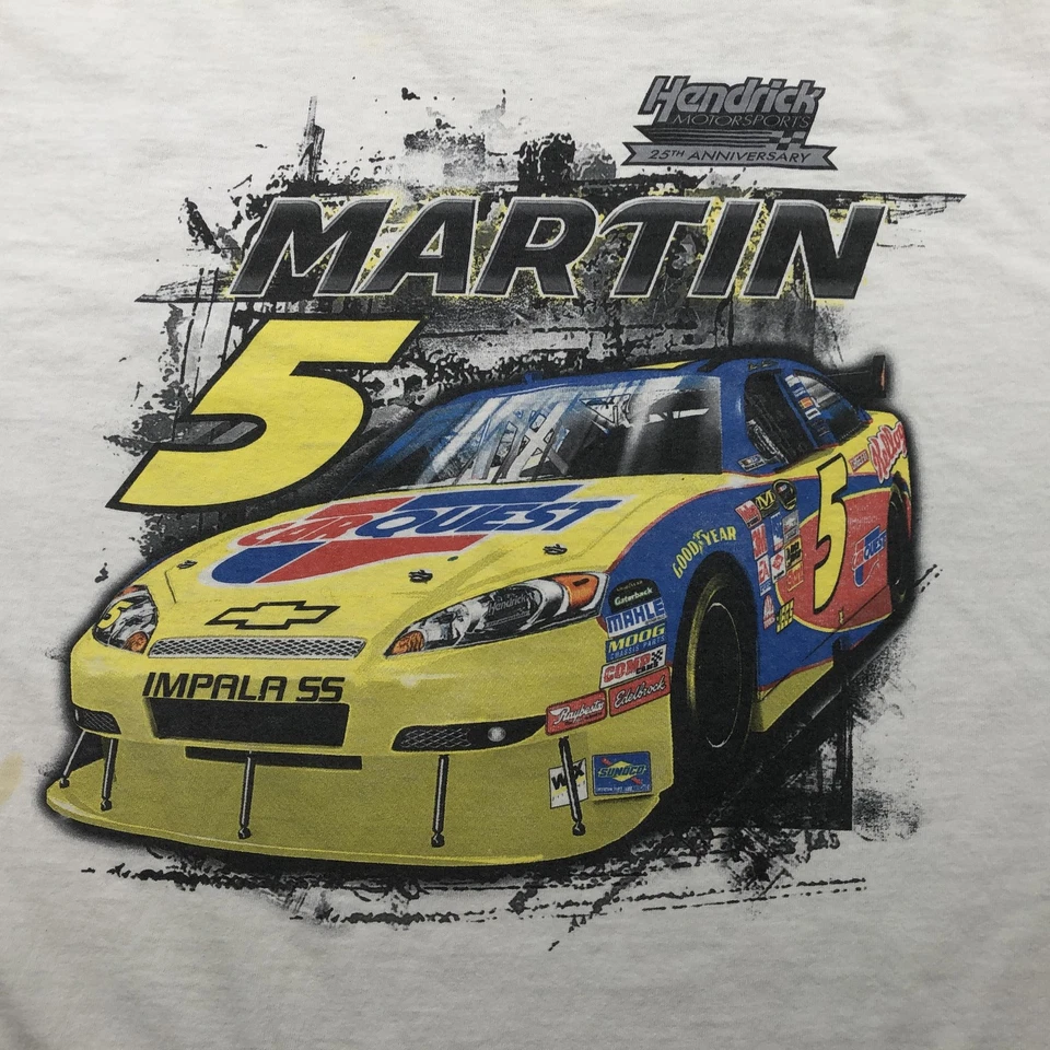 Mark Martin Shirt Mens 4XL Chase Authentics NASCAR Racing Kelloggs Y2K VTG* - Image 3 of 4