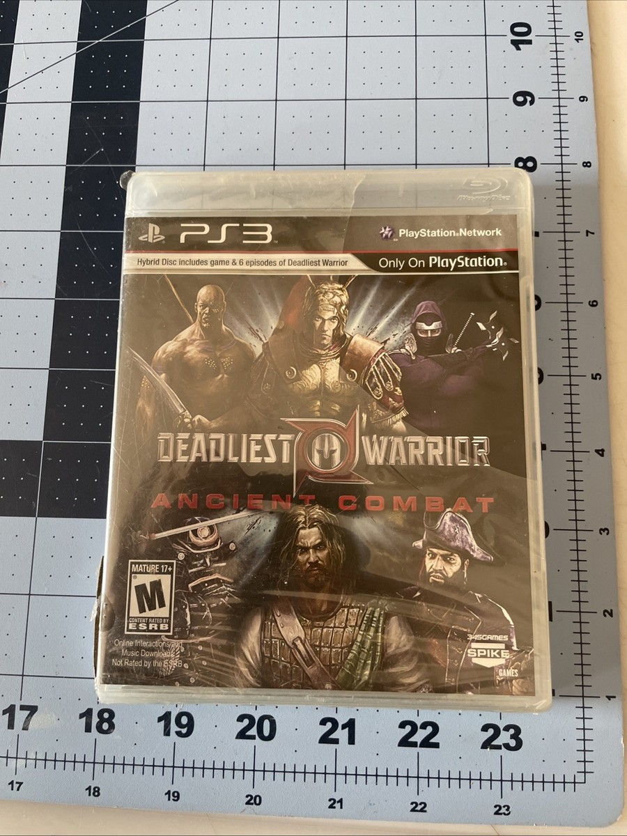 Deadliest Warrior: Ancient Combat (Sony PlayStation 3, 2012) for