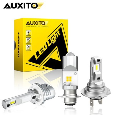 H1 H3 LED Headlight Bulbs Kit High Low Beam Fog Light Super Bright White 6500K