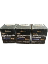 Reus NAD Nicotinamide Riboside Reservatrol 80 Capsules X 3 Boxes Exp 8/26 10/26