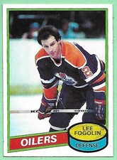 1980-81 Topps Hockey Lee Fogolin #63 Oilers👍