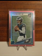 Kyle McCord 2025 Panini Donruss #325 Optic Preview Pink Prizm RC Eagles 🦅 