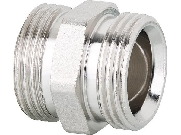 Schraubverbinder Durchgang AG X AG Eurokonus X Eurokonus Vernickelt-image