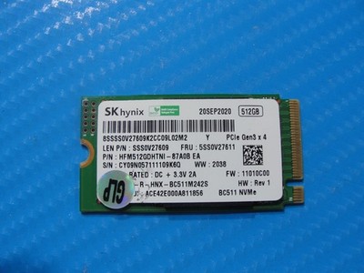 SK Hynix 512GB BC511 NVMe SSD PCIe Gen3 x 4 HFM512GDHTNI-87A0B SSD